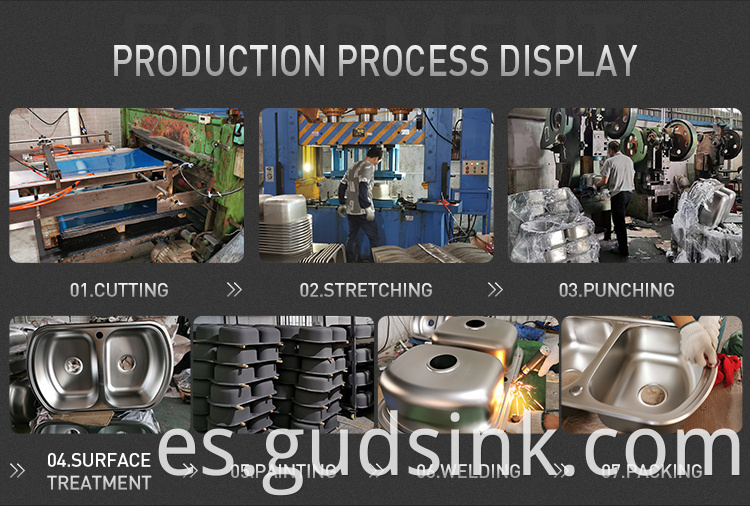 Pressing sink manufacturing